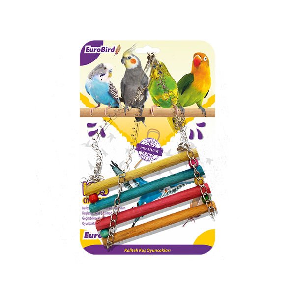 Euro Bird Sal Salıncak Kuş Oyuncağı Renkli