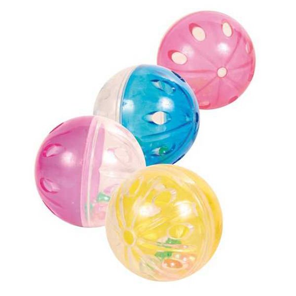 Trixie Zilli Top Kedi Oyuncağı 4 Adet 4.5 Cm