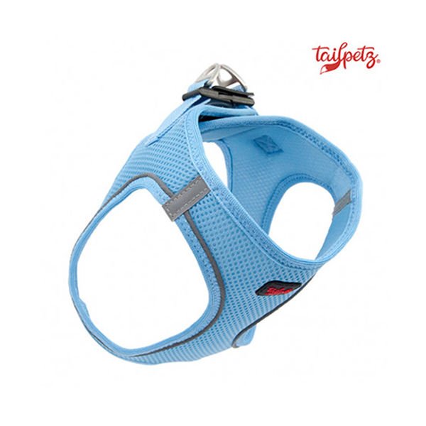 Tailpetz Air Mesh Köpek Göğüs Tasması (3XS) Mavi