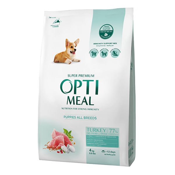 Optimeal Tüm Irklar için Hindi Etli Yavru Köpek Maması 4 Kg