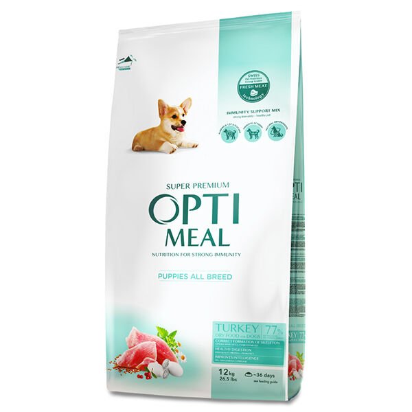 Optimeal Tüm Irklar için Hindi Etli Yavru Köpek Maması 12 Kg