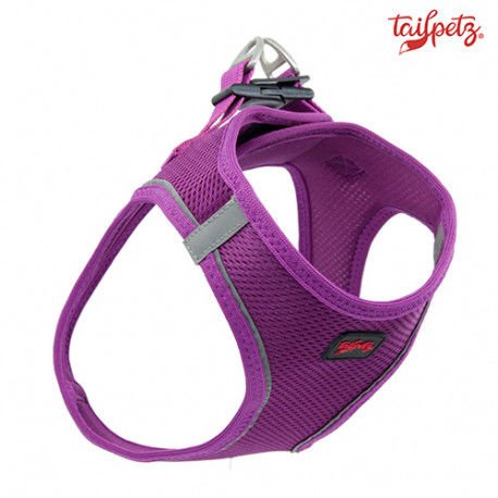 Tailpetz Air Mesh Köpek Göğüs Tasması (L) Mor