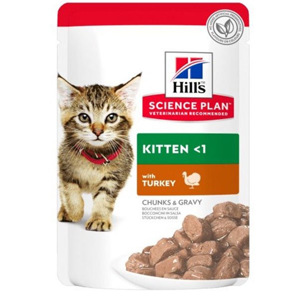 Hills Kitten Hindili Pouch Yavru Konserve Kedi Maması 85 Gr