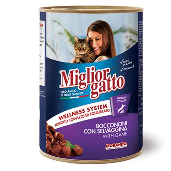 Miglior Av Hayvanlı Yetişkin Konserve Kedi Maması 405 Gr