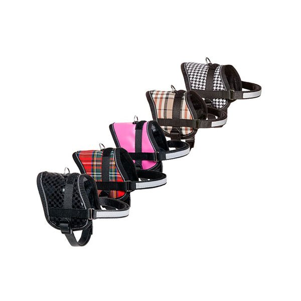 Karlie Reflektörlü Köpek Göğüs Tasması Xsmall Beyaz/Siyah 31-40 Cm