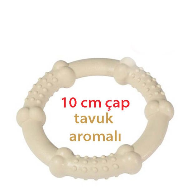Karlie Plastik Köpek Çiğneme Halkası Tavuklu 10 Cm