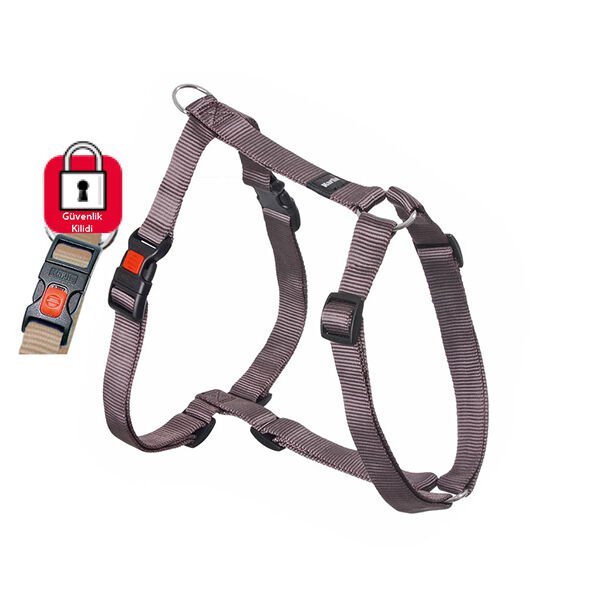 Karlie Kilitli Köpek Göğüs Tasması Xsmall Gri 20-35 Cm