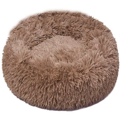 Dubex Ponchik Peluş Yuvarlak Yatak Vizon Medium 65x9.5h cm