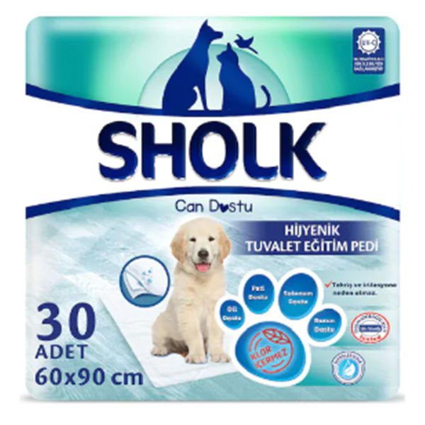 Sholk Köpek Çiş Eğitim Pedi 30 Adet 90x60 Cm