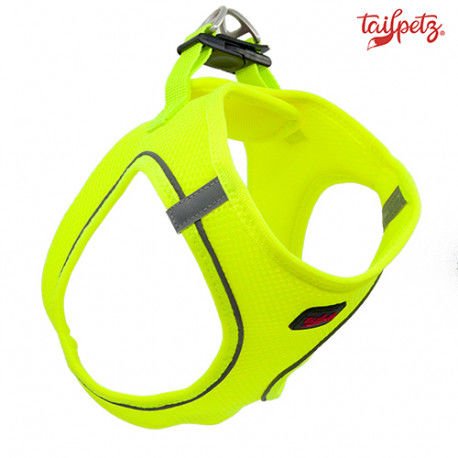 Tailpetz Air Mesh Köpek Göğüs Tasması (2XS) Neon Lime