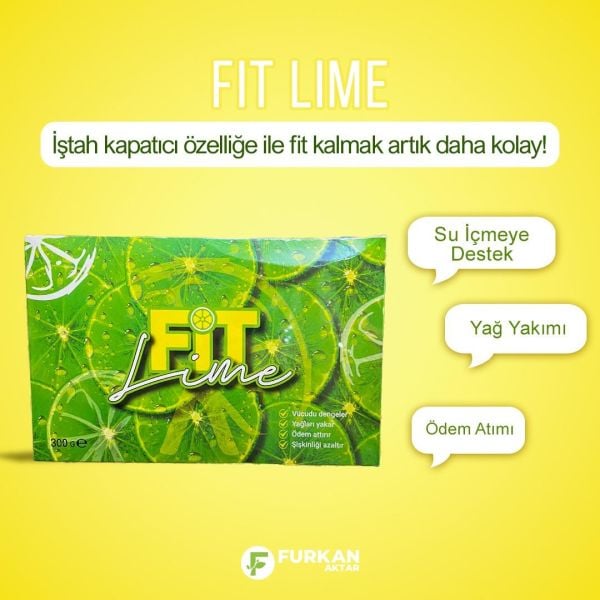 FİT LİME LİMON AROMALI DETOKS ÇAYI