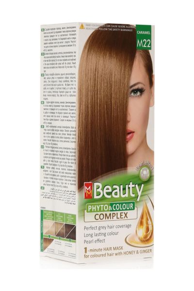 Beauty Bitkisel Saç Boyası (M22 & Açık Kumral Karamel)