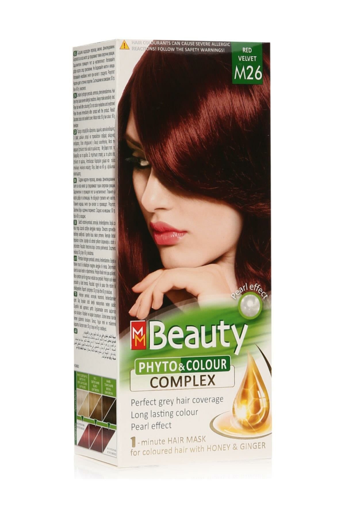 Beauty Bitkisel Saç Boyası (M26 & Kadife Kızıl)