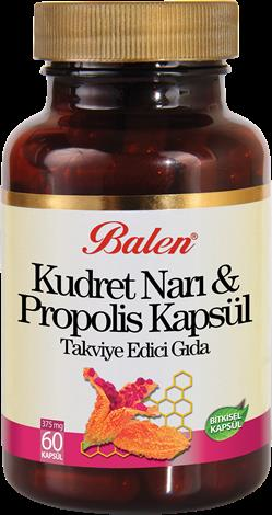 Balen Kudret Narı & Propolis Kapsül (375mg x 60 Kapsül)