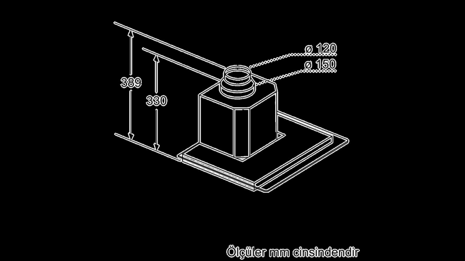 Profilo DVG6D650 Davlumbaz