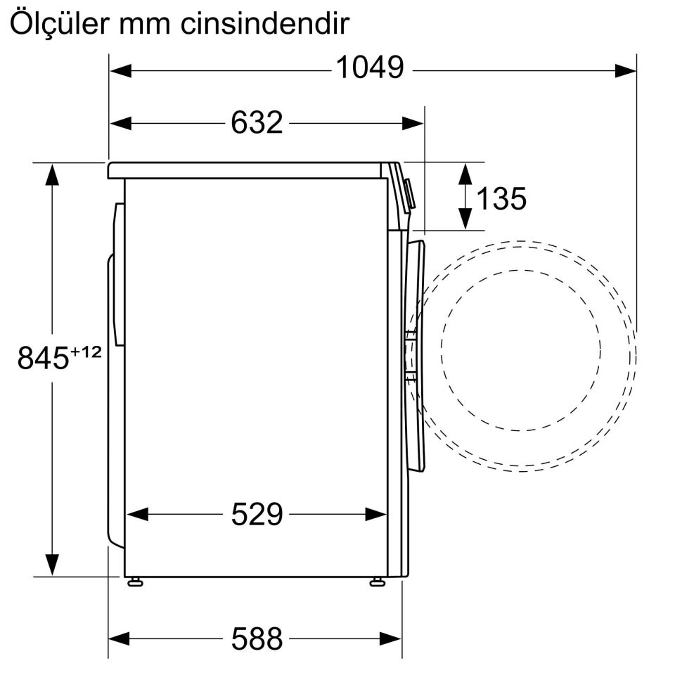 Profilo CGA244XSTR Çamaşır Makinesi