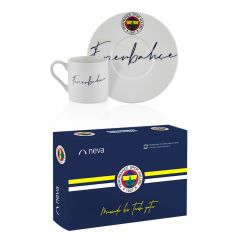 Neva N3420 2 Li Kahve Fincan Takımı Fenerbahçe Lisanslı El Yazılı