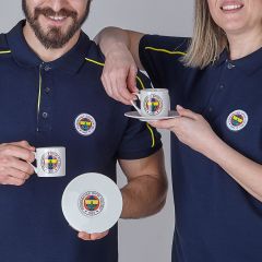 Neva N3418 2 Li Kahve Fincan Takımı Fenerbahçe Lisanslı Arma Logo