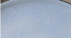 Ryk 55 Prç White Lace Embossed Yemek Takımı