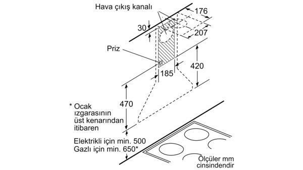 Profilo DVP6C420 Davlumbaz