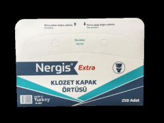 Nergis Extra Klozet Kapak Örtüsü - 250'li Paket