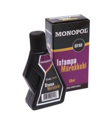 Monopol Istampa Mürekkebi 30 ml - Siyah