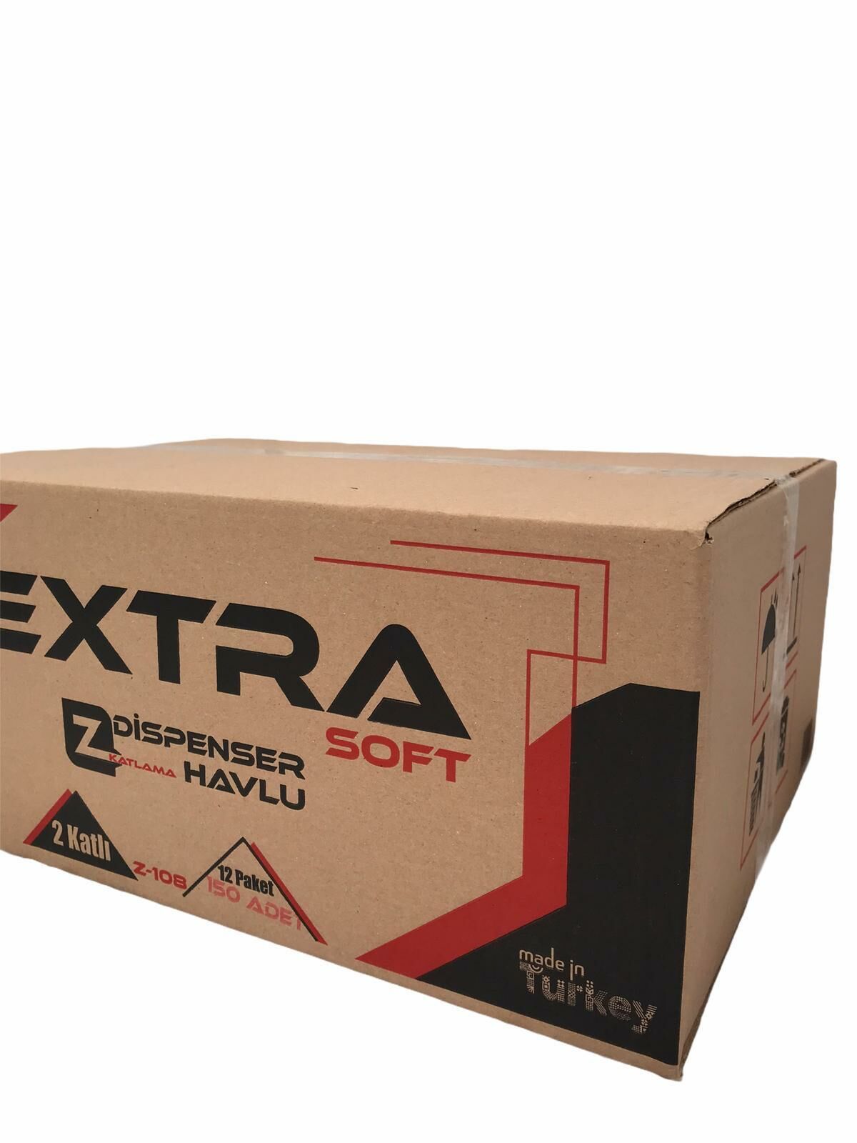 Extra Z Katlama Kağıt Havlu 21 x 22,5 cm - 150 Adet x 12 Paket