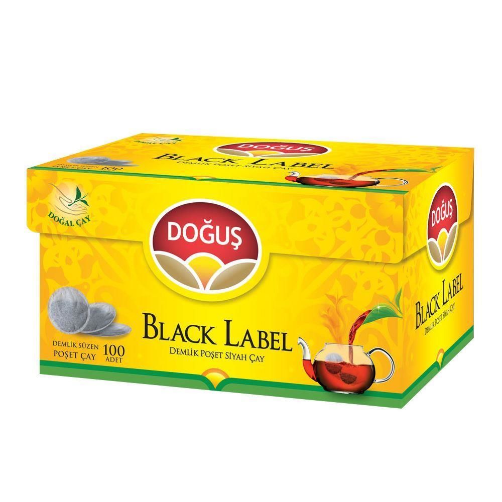 Doğuş Black Label Demlik Poşet Çay - 3,2 gr x 100 Adet