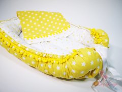 Babynest (Sarı Fasulye Yatak-Nevresim-2 Adet Yastık)