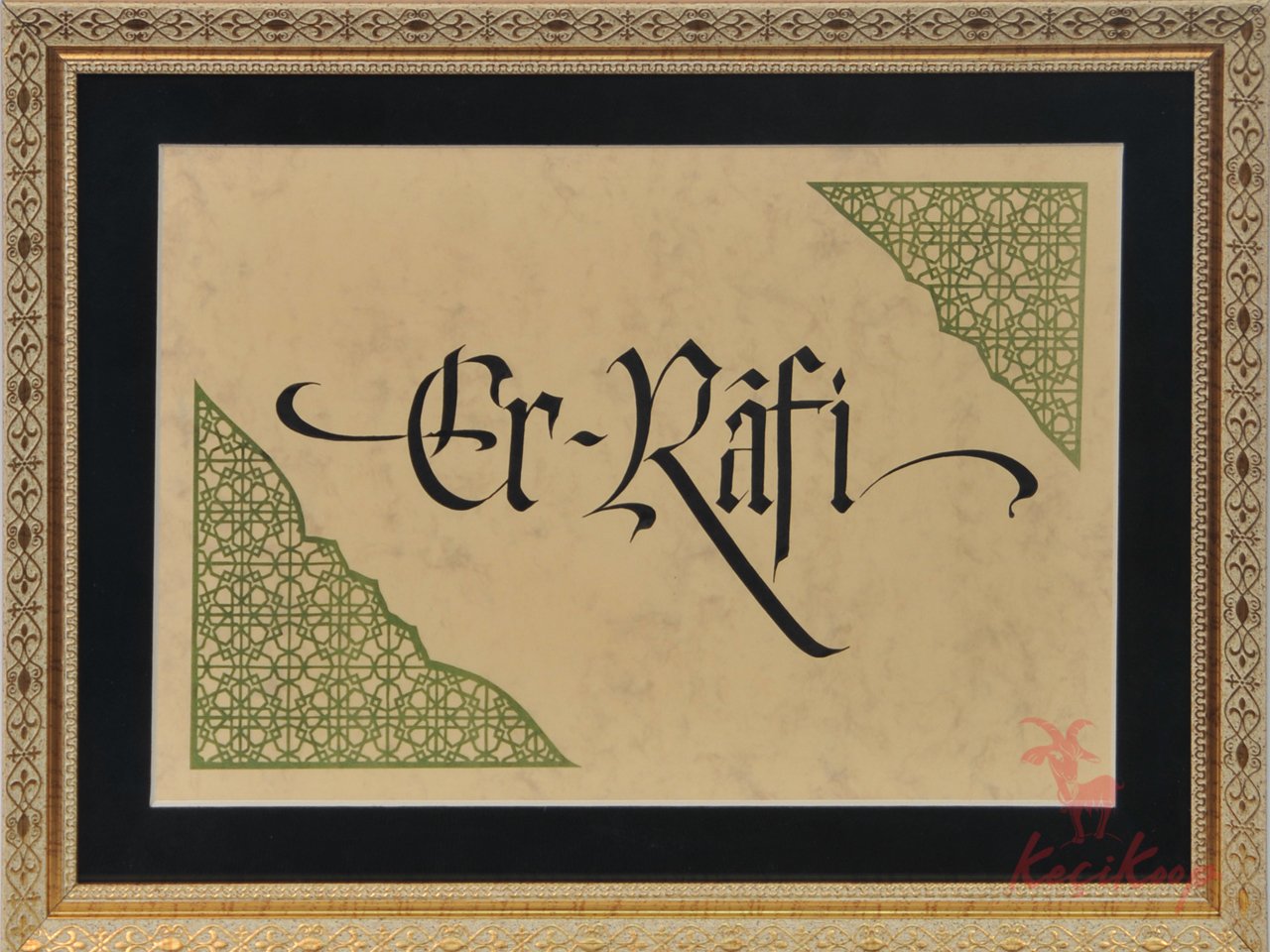 Er-Rafi Esma-i Hüsna’sı (Kaligrafi- Kaat’ı)