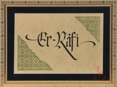 Er-Rafi Esma-i Hüsna’sı (Kaligrafi- Kaat’ı)