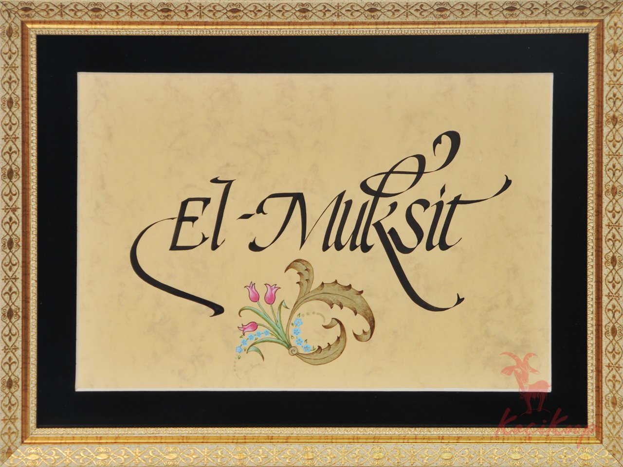 El -Muksit Esma-i Hüsna’sı -(Kaligrafi-Tezhip Sanatı)
