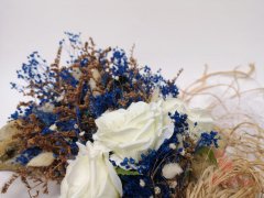 Mavi Beyaz Gelin Çiçeği