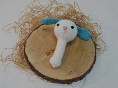 Tavşan Bebek Çıngırak (Amigurumi)