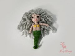 Amigurumi Yeşil Deniz Kızı