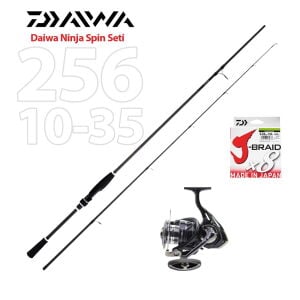 Daiwa Ninja 10-35gr Spin Seti - Popüler Sahte Hediyeli