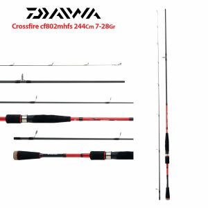 Daiwa Crossfire 244cm 7-28gr Spin Seti - Popüler Sahte Hediyeli