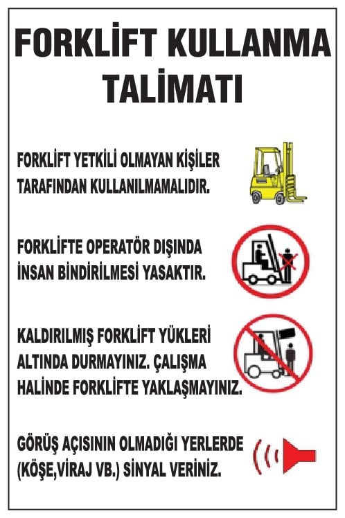 FORKLİFT KULLANMA TALİMATI