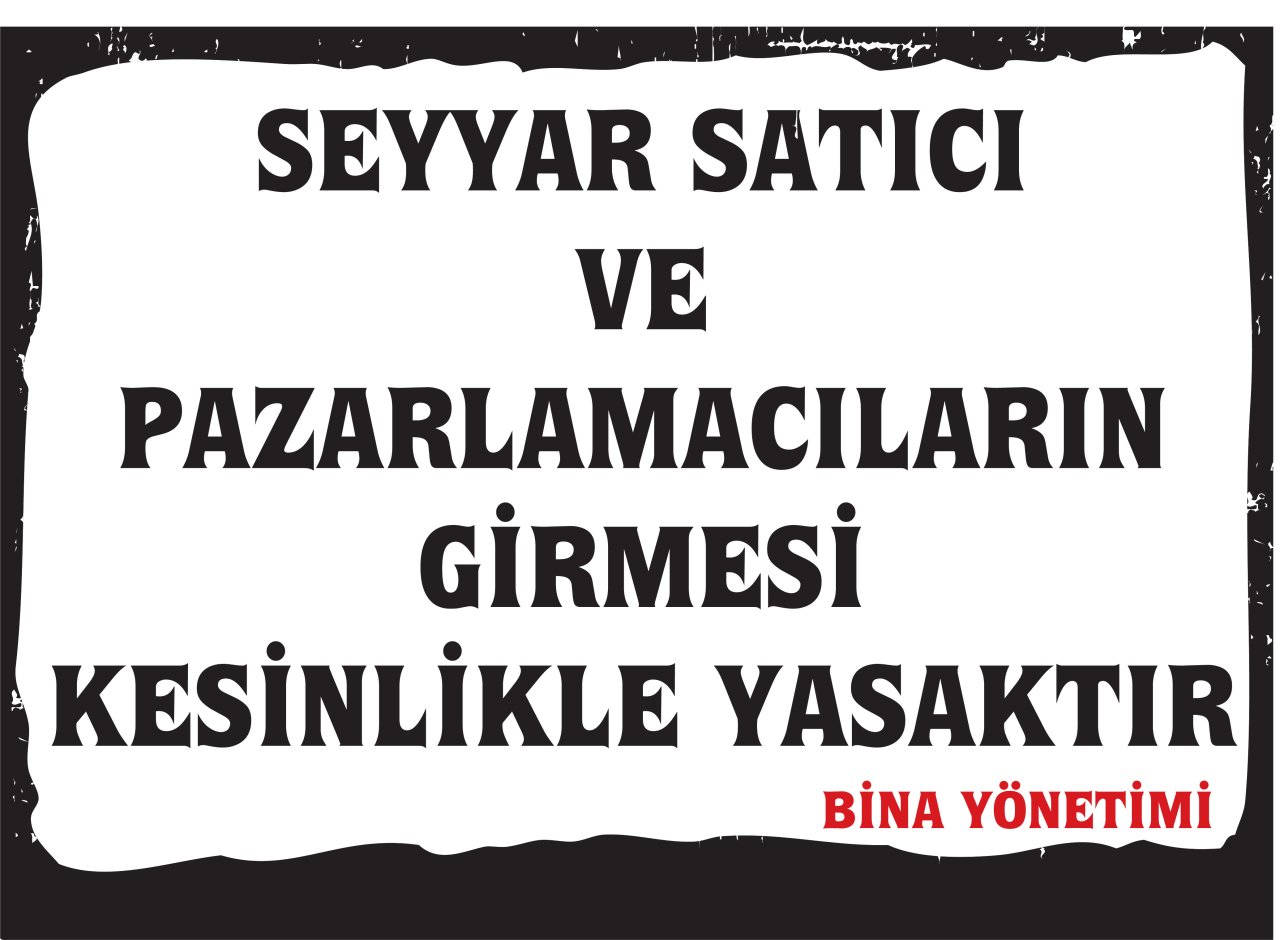 SEYYAR SATICI UYARI