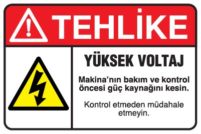 YÜKSEK VOLTAJ