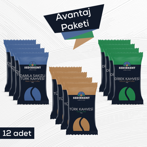 Türk Kahvesi 12'li Avantaj Paketi