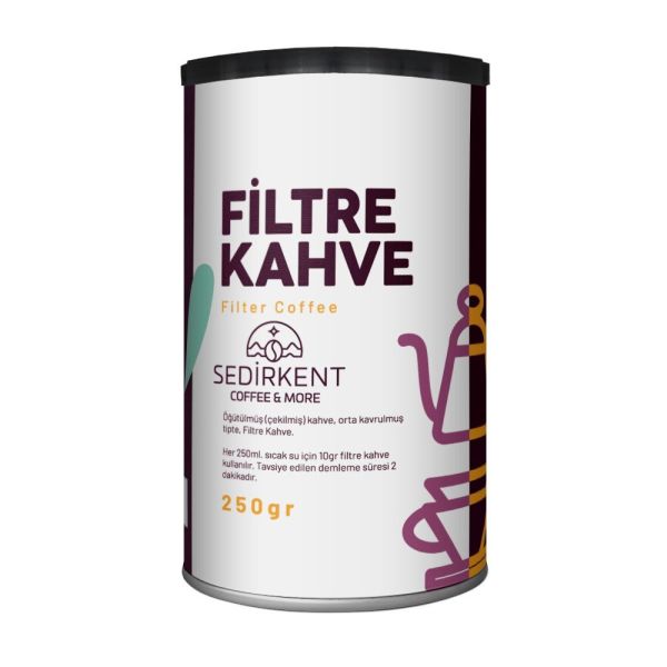 Filtre Kahve Blend Metal Kutu (250gr)