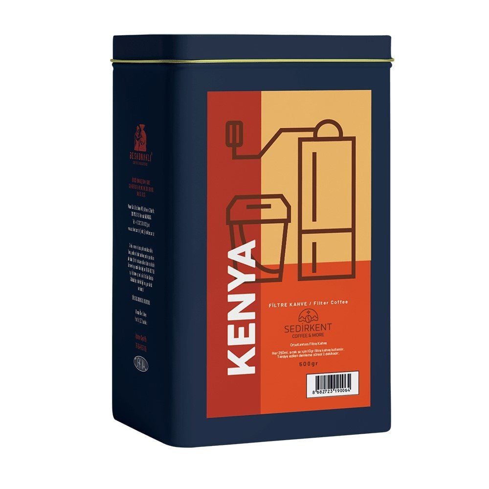 Kenya AA Filtre Kahve Metal Kutu (500gr)