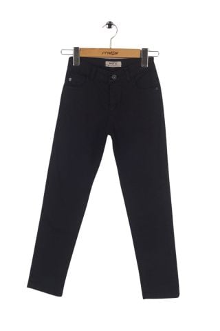 Mutlu Kids Erkek Çocuk Denim Pantolon Siyah - 7 Yaş