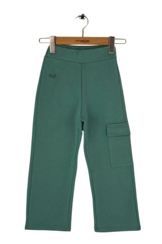 Mutlu Kids Kargo Cepli Kız Çocuk Eşofman Altı Kiremit - 9 Yaş