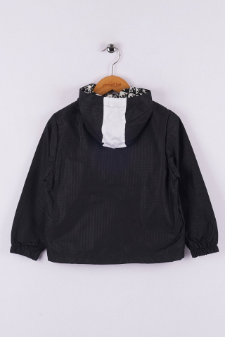 Mutlu Kids Erkek Çocuk Kapüşonlu Yağmurluk Lacivert - 9 Yaş