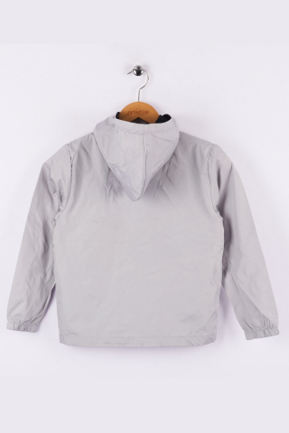 Mutlu Kids Erkek Çocuk Yağmurluk Gri - 8 Yaş