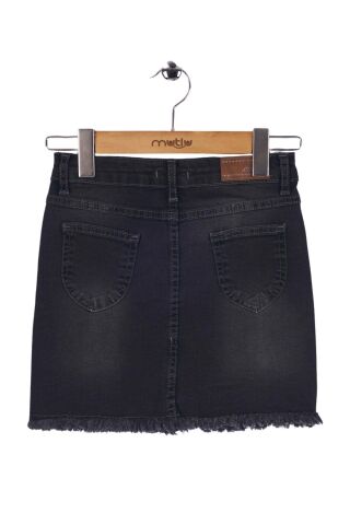 Mutlu Kız Kot Etek Füme - 15 Yaş