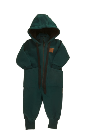 Mutlu Kids İçi Şardonlu Kapüşonlu Bebek ve Çocuk Tulum Pembe - 5 Yaş