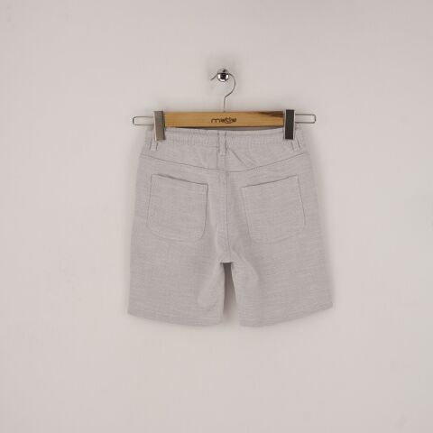 Mutlu Kids Erkek Çocuk Şort Beyaz - 9 Yaş